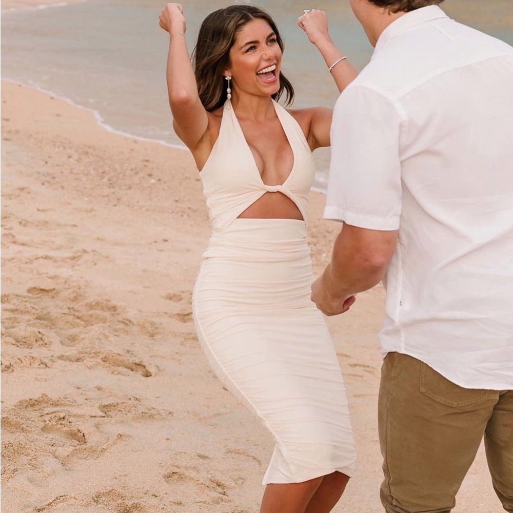 Cream Oh Polly Dress